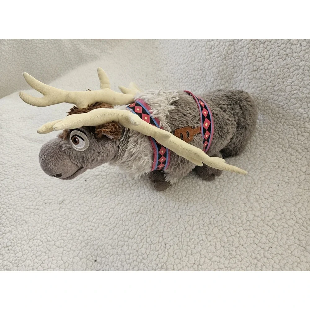 Disney Store Frozen Sven Reindeer‎ Plush Toy Stuffed Animal Approx 16